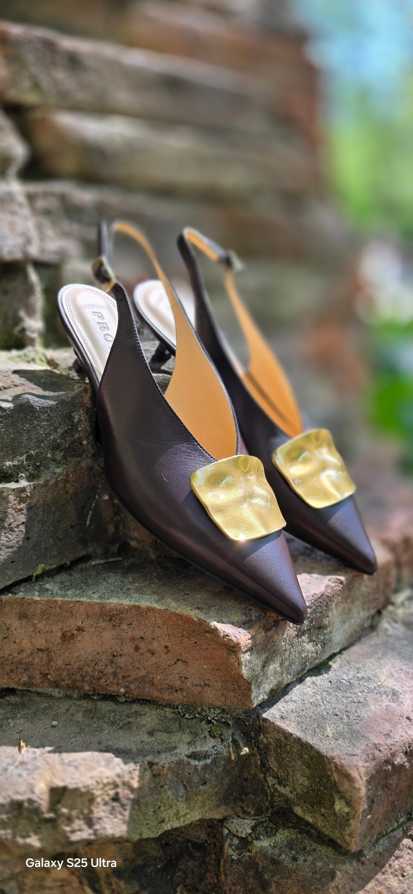 SLINGBACK GLAMOUR CHOCOLATE PROSPERINE