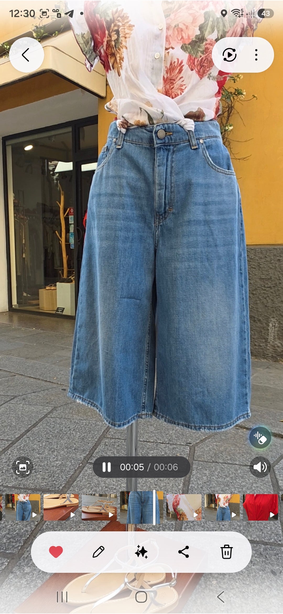 Bermuda Donna in Denim Leggero – Comfort Fit