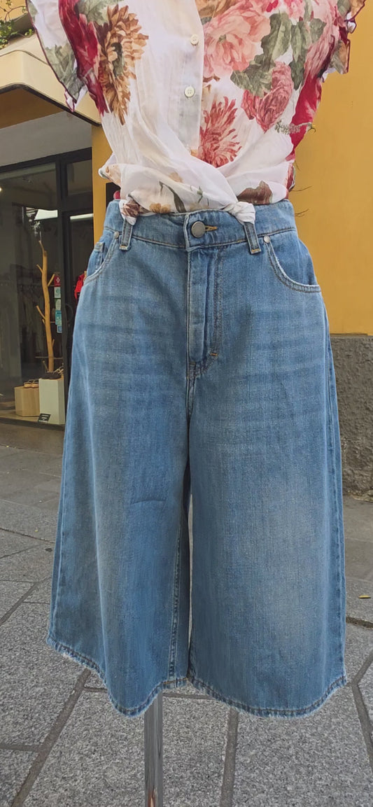 Bermuda Donna in Denim Leggero – Comfort Fit