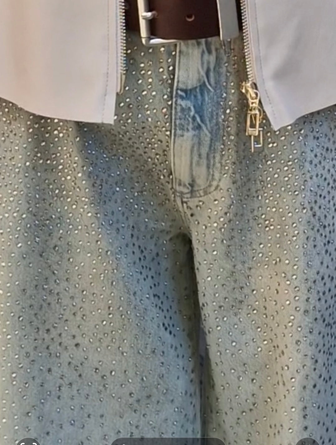 Jeans SoAllur con applicazione swarovski