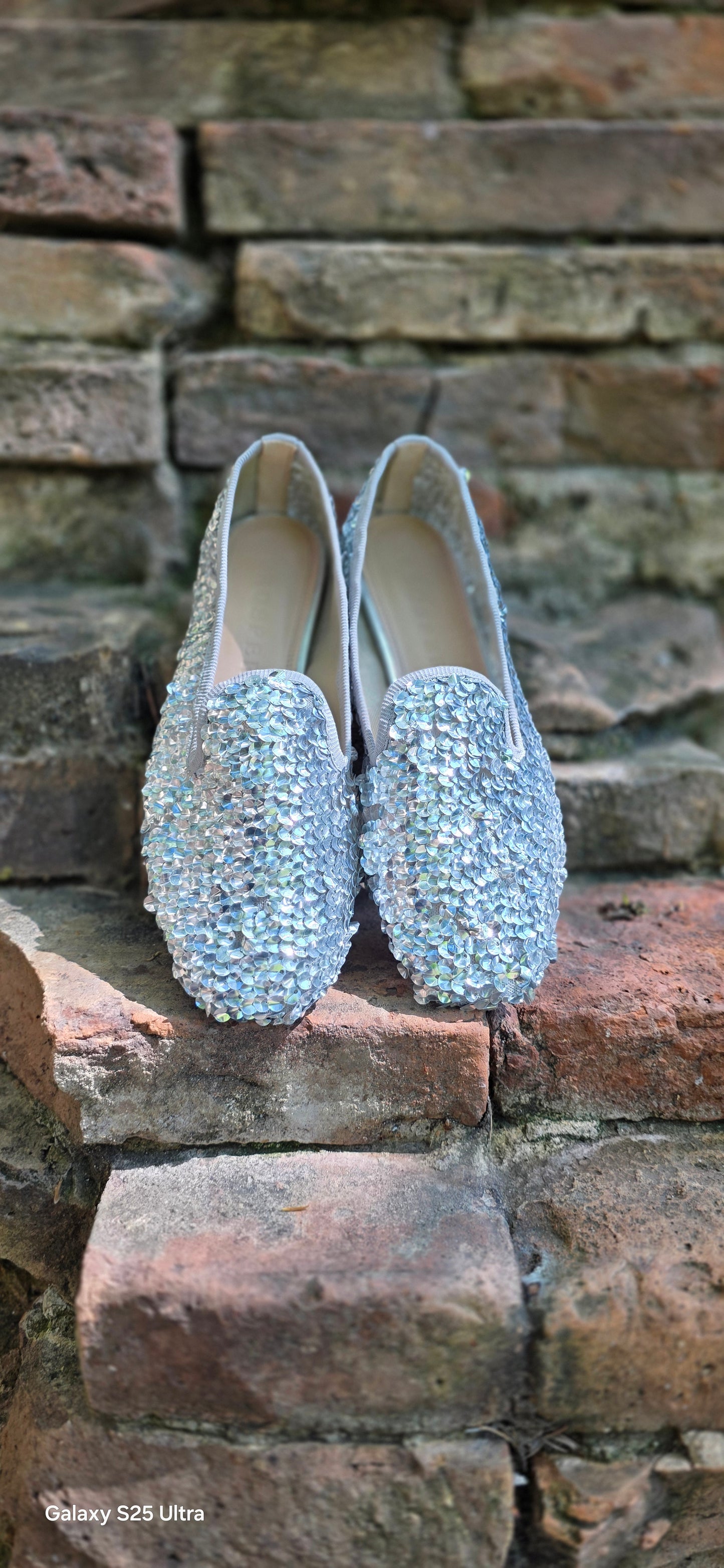 MOCASSINO LOAFER PAIETTES COLORE ARGENTO PROSPERINE