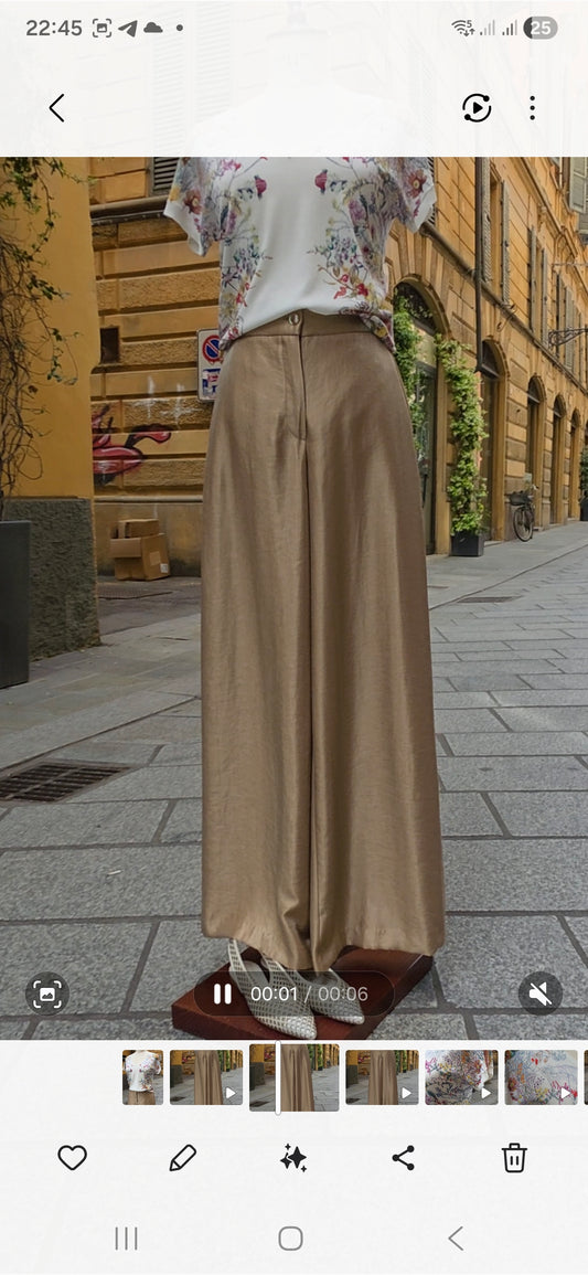 Pantalone Fluido in Viscosa